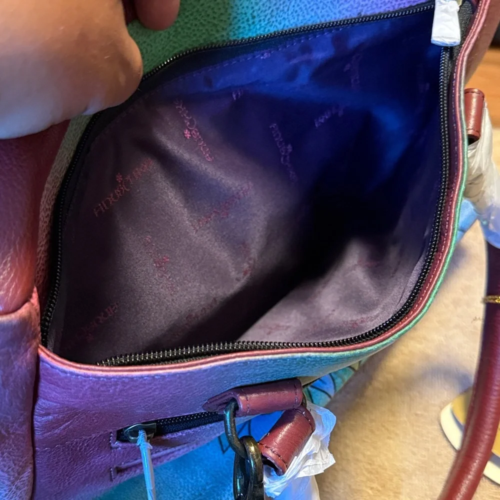 Anuschka Multicolor Floral Shoulder Bag - Picture 11 of 16